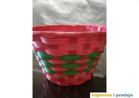 Korpa svetlo crvena za razne sitnice ili dekoraciju - 6/13