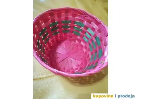 Korpa svetlo crvena za razne sitnice ili dekoraciju - 8/13