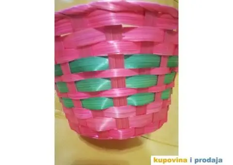 Korpa svetlo crvena za razne sitnice ili dekoraciju - 9/13