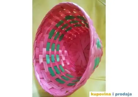 Korpa svetlo crvena za razne sitnice ili dekoraciju - 10/13