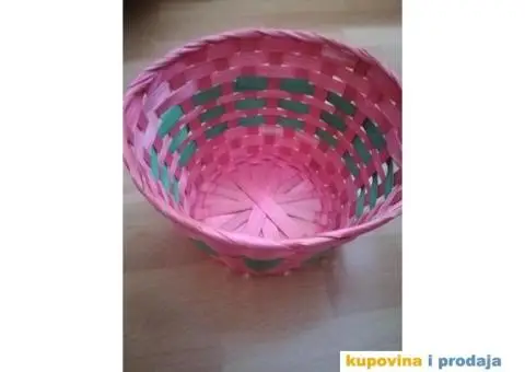 Korpa svetlo crvena za razne sitnice ili dekoraciju - 11/13