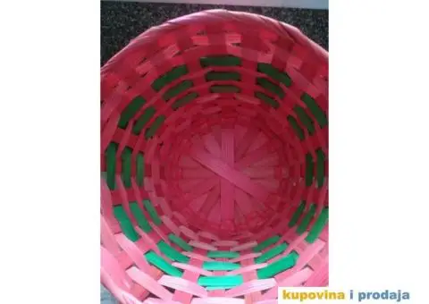 Korpa svetlo crvena za razne sitnice ili dekoraciju - 13/13