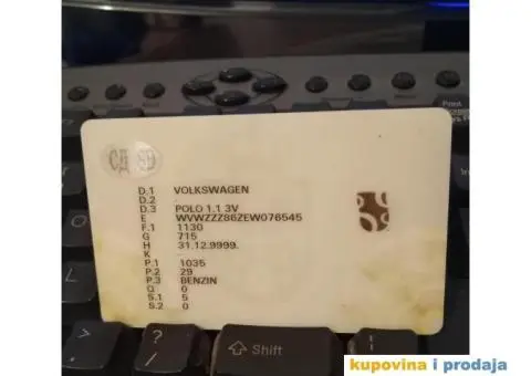 VOLKSWAGEN POLO 1.13V - 6/7