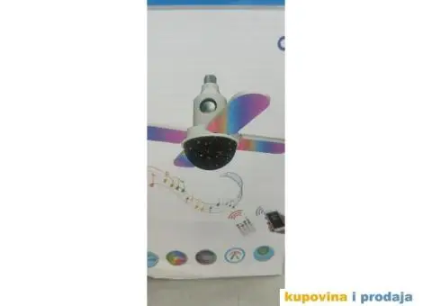 ЛЕД четворокрилно блутут музичко светло - 2/3