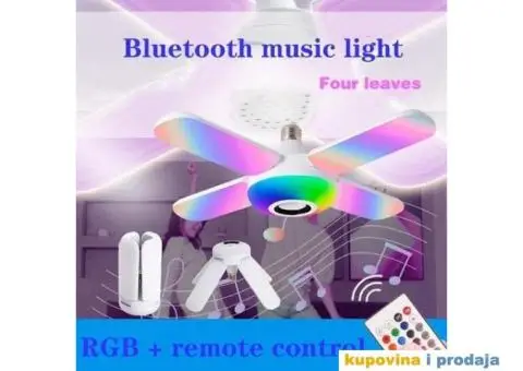 ЛЕД четворокрилно блутут музичко светло - 3/3