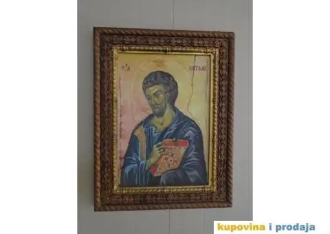 SVETI LUKA, ULJE NA PLATNU