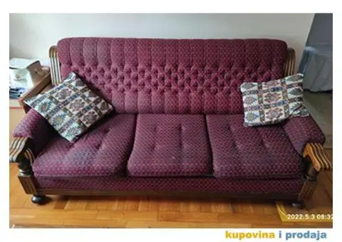Sobna garnitura: fotelja, dvosed, trosed. - 1/3