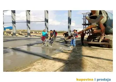 Ferobeton-industrijski podovi-masinska obrada betona-betoniranje,armiranje - 1/8