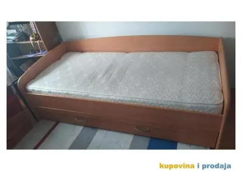 Krevet sa fiokom i 2 dušeka - 1/6