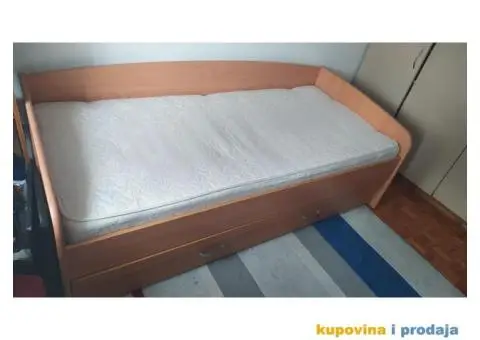 Krevet sa fiokom i 2 dušeka - 2/6