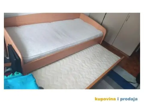 Krevet sa fiokom i 2 dušeka - 3/6