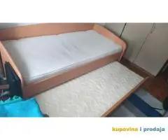 Krevet sa fiokom i 2 dušeka