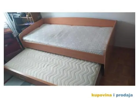 Krevet sa fiokom i 2 dušeka - 4/6