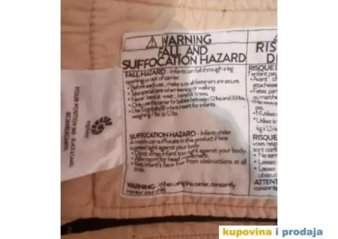 Nosiljka za decu 'ergo baby' (norveska) - 1/5