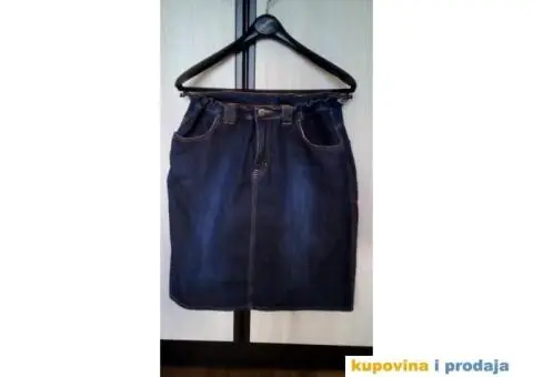 Teksas suknja pamučna