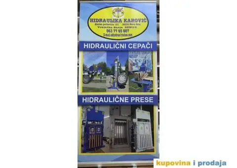 Hidraulički cepači ogrevnog drveta - 8/9