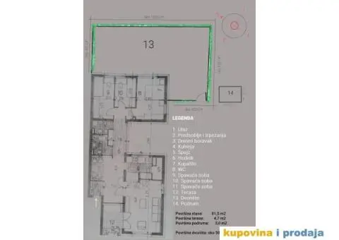 Mirijevske Karingtonke - komforan, porodični stan sa dvorištem - 14/14