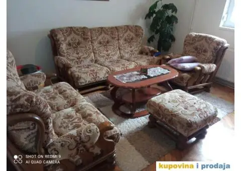 Ugaona Garnitura puno drvo - 1/4