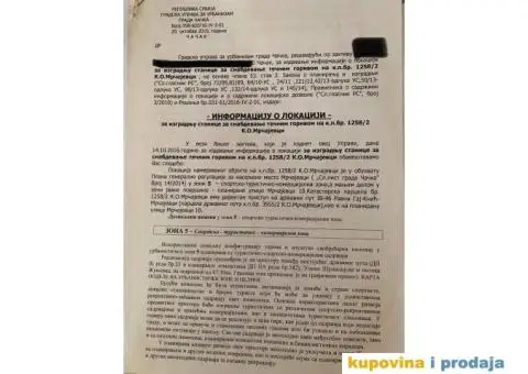 Prodajem zemljiste u Cacku