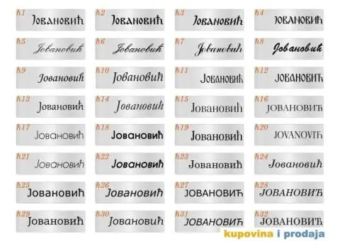 Plocice za vrata, sanduce, interfon... - 3/6