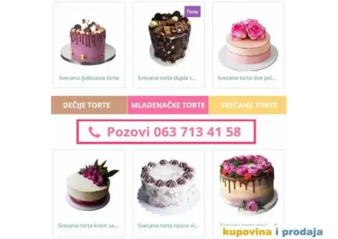 Torte i kolači u Novom Sadu