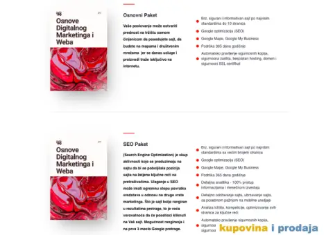 Izrada sajtova i SEO optimizacija, sajtovi već od 100€ - 3/4