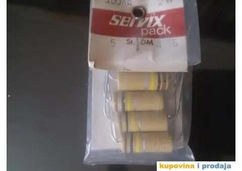 Carbon Servix 0,5W 1W 2W NOS Više Vrednosti - 5/15