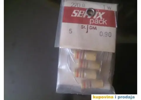 Carbon Servix 0,5W 1W 2W NOS Više Vrednosti - 10/15