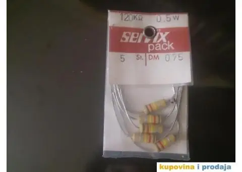 Carbon Servix 0,5W 1W 2W NOS Više Vrednosti - 15/15