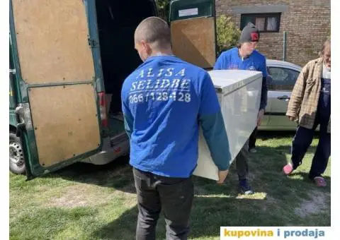 Kompletan radnik za selidbe  potreban.