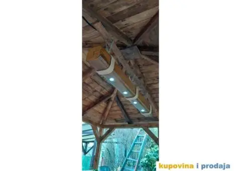 Luster. Imitacija drveta. Stiropor. - 2/7