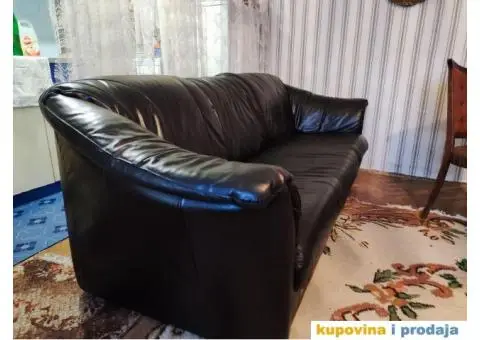 Kožna garnitura trosed i dve fotelje - 2/3