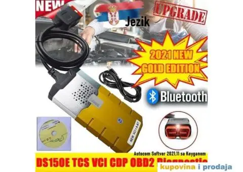 NOVO - Bluetooth Zlatni Delphi 2021.11 OBD2 Dijagnostika - 2/15