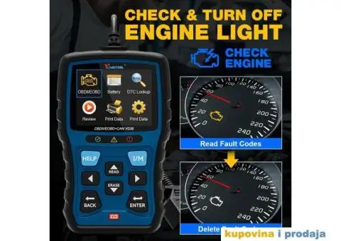 NOVO - VDIAGTOOL VD30 OBD2, OBDII EOBD Auto Dijagnostika - 3/15