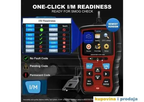 NOVO - VDIAGTOOL VD30 OBD2, OBDII EOBD Auto Dijagnostika - 6/15