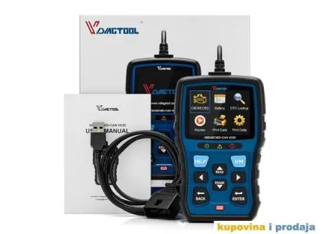 NOVO - VDIAGTOOL VD30 OBD2, OBDII EOBD Auto Dijagnostika - 15/15