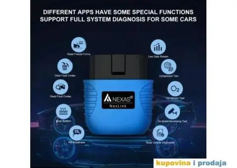 NEXAS NexLink Bluetooth IOS & Android & PC OBD2/EOBD Dijag - 2/15