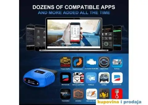 NEXAS NexLink Bluetooth IOS & Android & PC OBD2/EOBD Dijag - 3/15