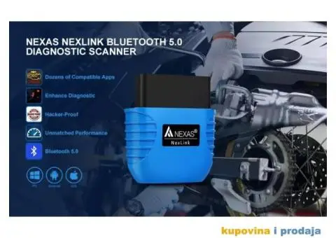 NEXAS NexLink Bluetooth IOS & Android & PC OBD2/EOBD Dijag - 10/15