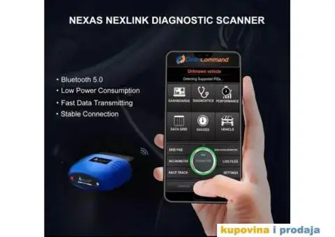 NEXAS NexLink Bluetooth IOS & Android & PC OBD2/EOBD Dijag - 11/15