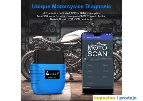 NEXAS NexLink Bluetooth IOS & Android & PC OBD2/EOBD Dijag - 12/15