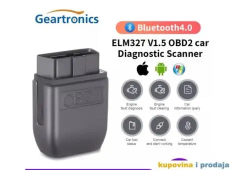 ELM327 V1.5 OBD2 Bluetooth Dijagnostika za IOS Android - 1/13