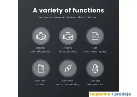 ELM327 V1.5 OBD2 Bluetooth Dijagnostika za IOS Android - 7/13
