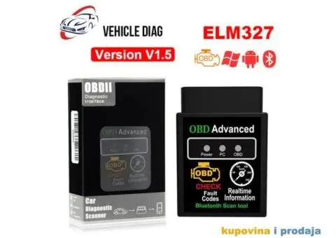 Bluetooth ELM327 HHOBD2 OBDII V1.5, 25k80 cip - 2/12