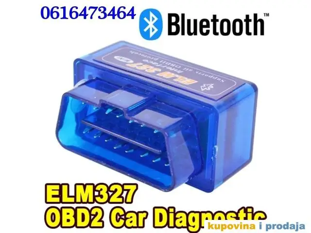 Mini ELM327 2.1V Bluetooth OBD 2 Auto Dijagnostika - 1