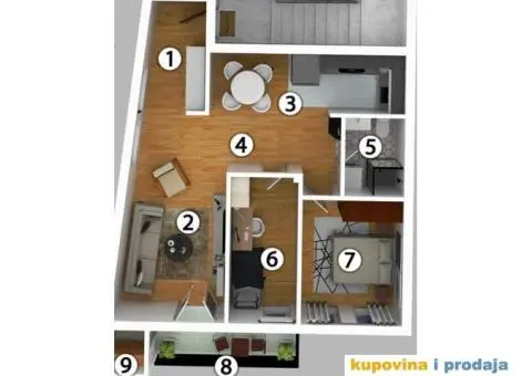 Prodajem Stan-Novogradnja Novi Sad -1450 Eura m2