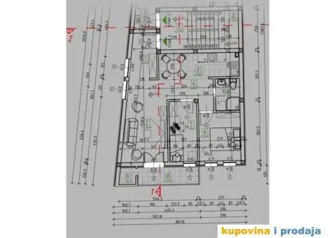 Prodajem Stan-Novogradnja Novi Sad -1450 Eura m2 - 2/2