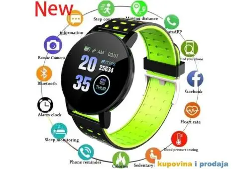 V6 Plus Bluetooth Smart Fitnes Watch - 2/15