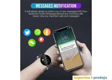 V6 Plus Bluetooth Smart Fitnes Watch - 4/15