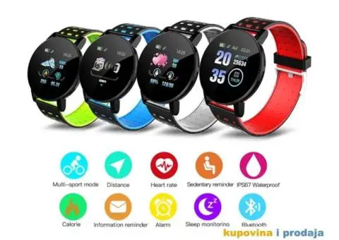 V6 Plus Bluetooth Smart Fitnes Watch - 7/15